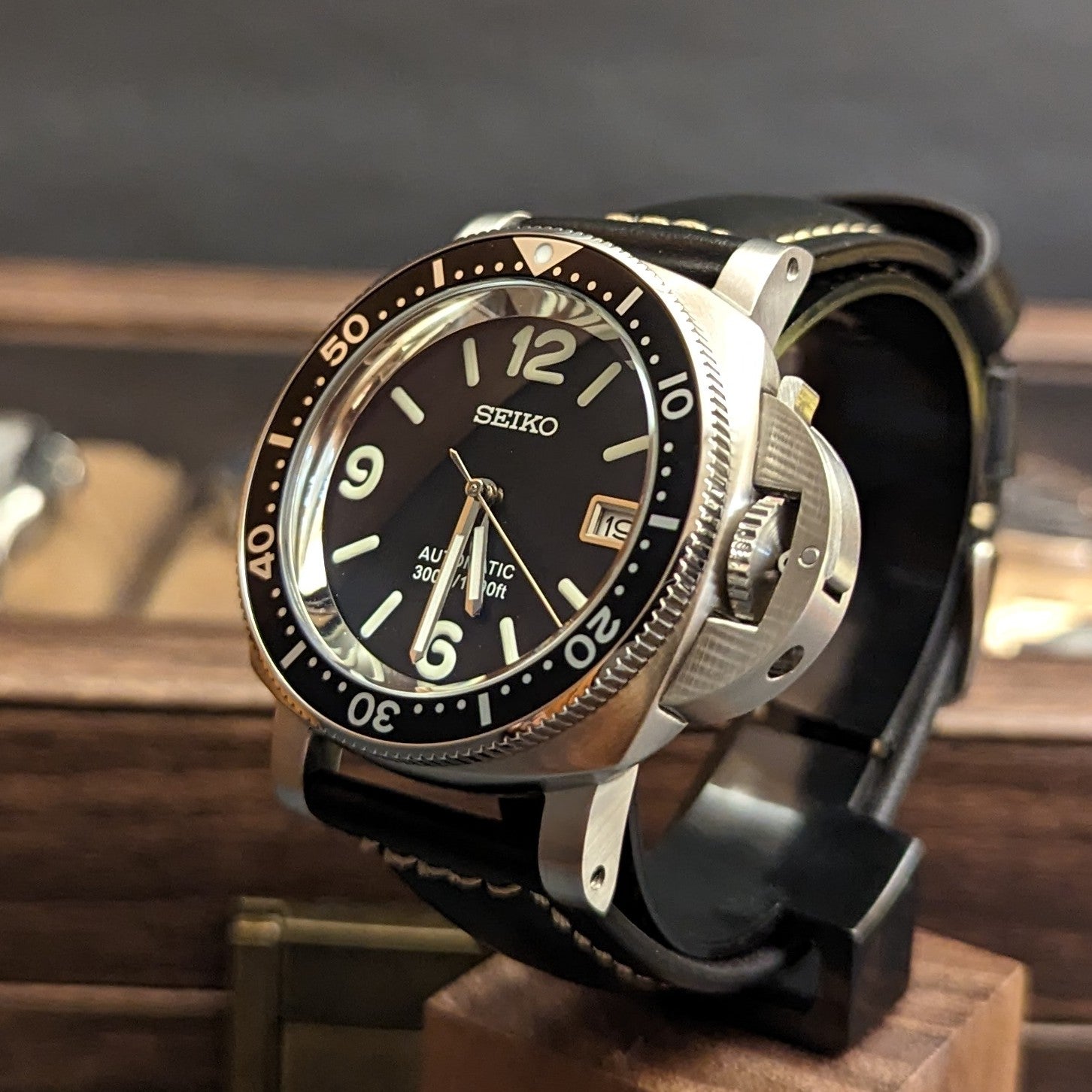 Seiko Mod Panerai Luminor Diver - PS Watch Mods