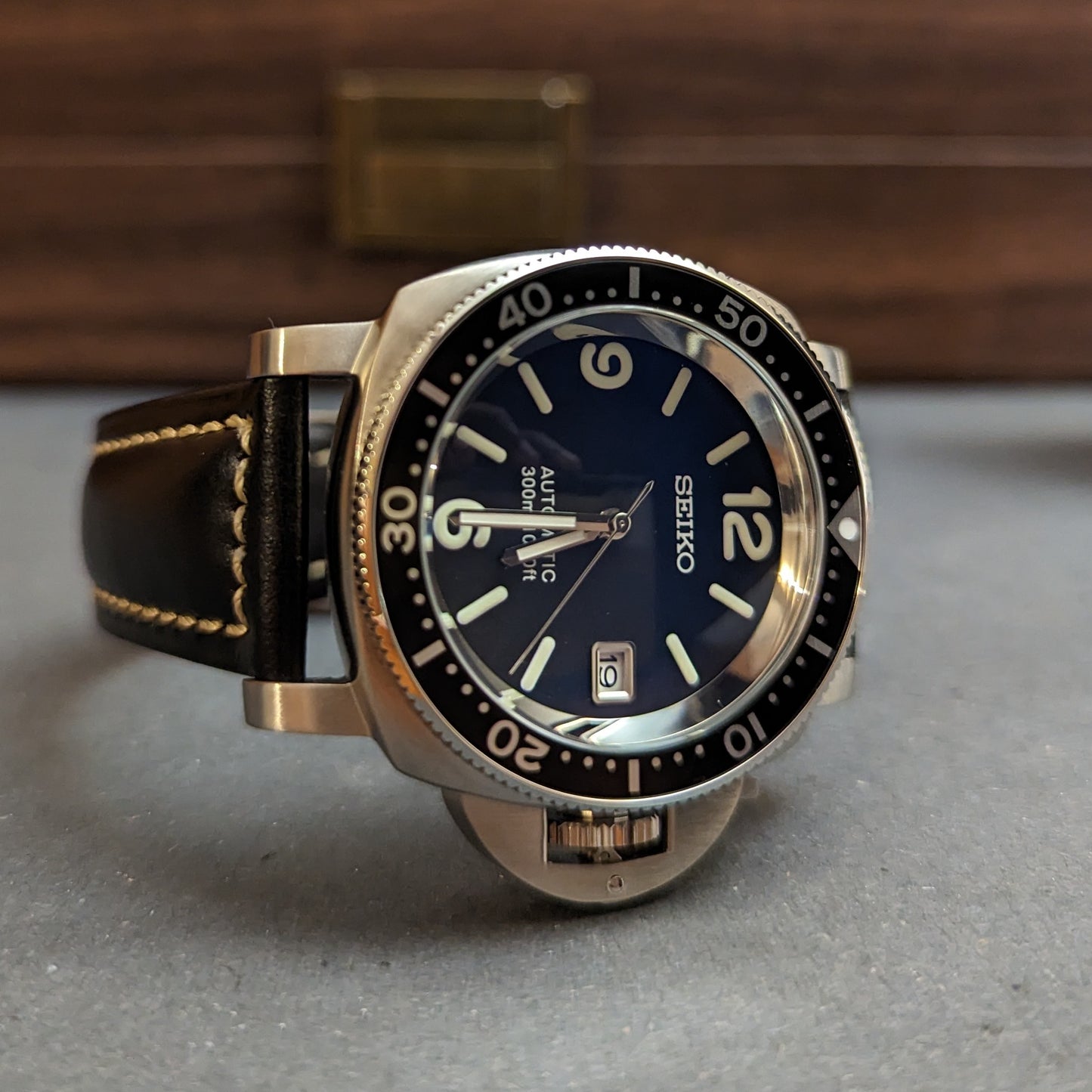 Seiko Mod Panerai Luminor Diver - PS Watch Mods