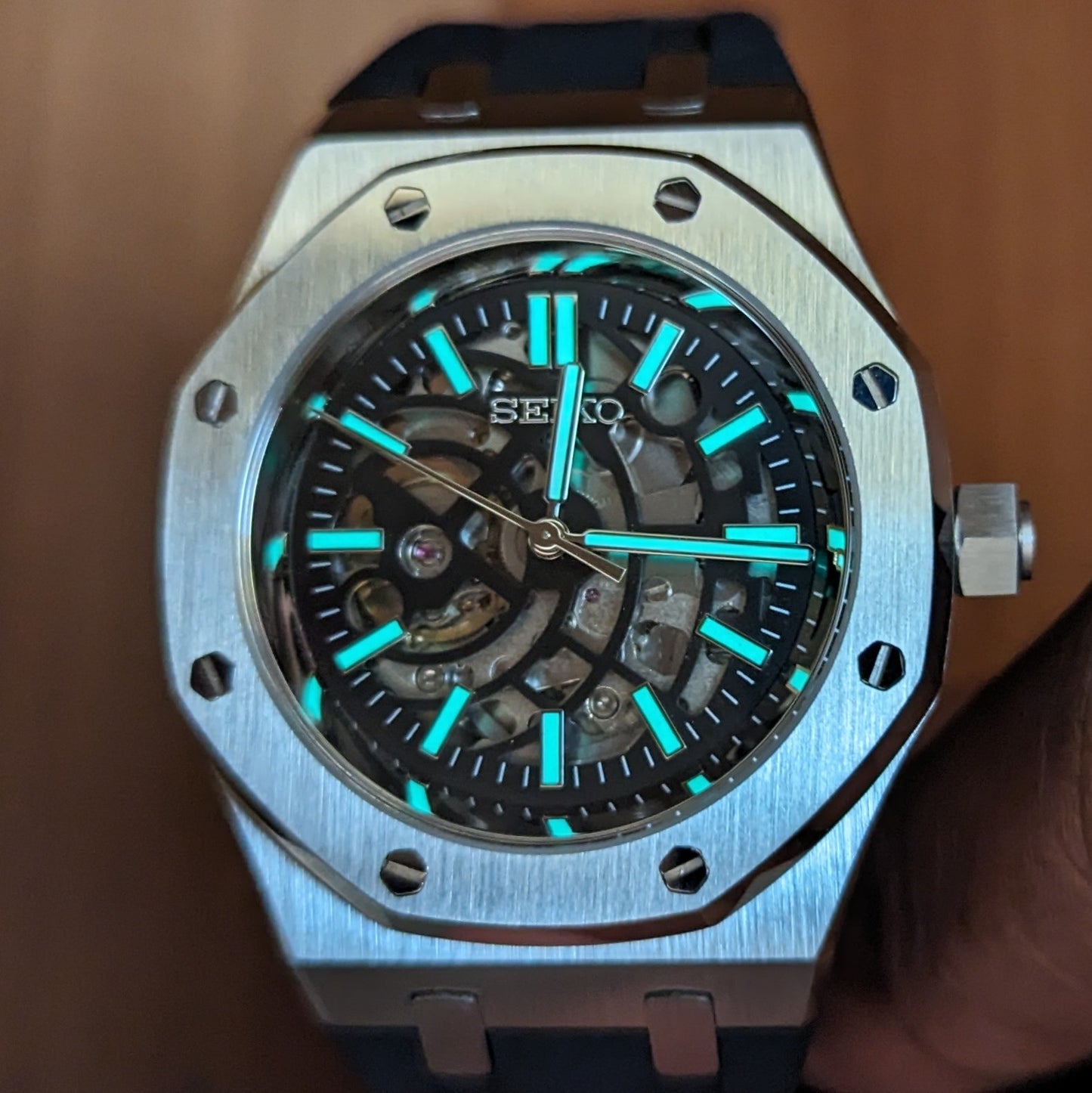 SeikOak Homage Skeleton - PS Watch Mods