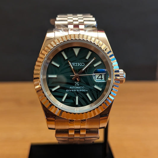 DateJust Rose Gold Seiko Mod - PS Watch Mods