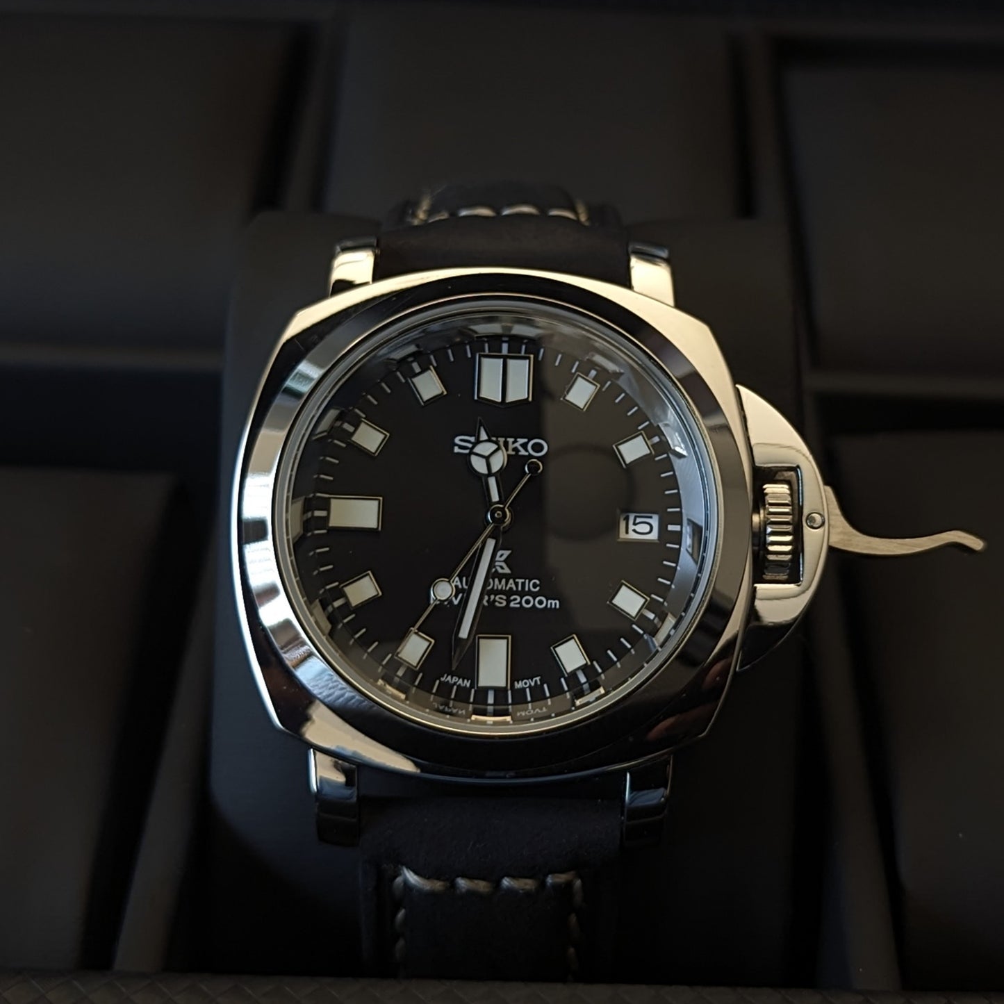 Seiko Mod Panerai Luminor Custom - PS Watch Mods