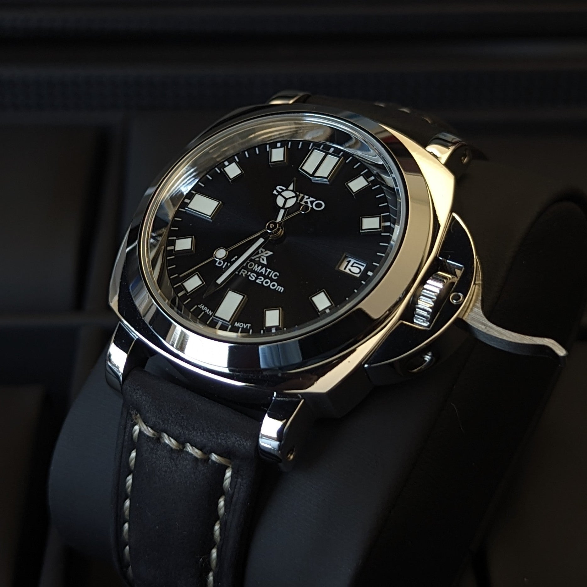 Seiko Mod Panerai Luminor Custom - PS Watch Mods