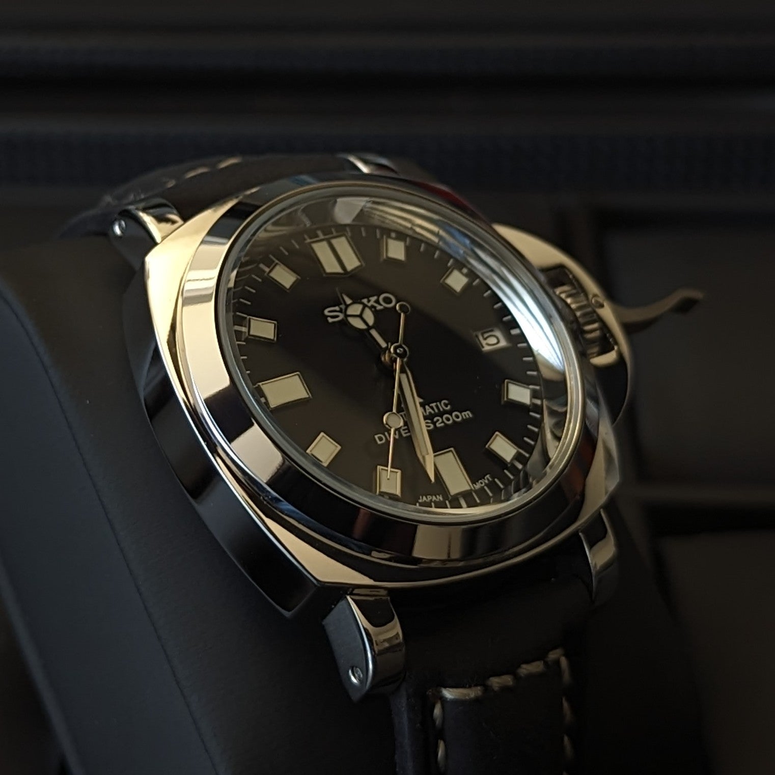 Seiko Mod Panerai Luminor Custom - PS Watch Mods