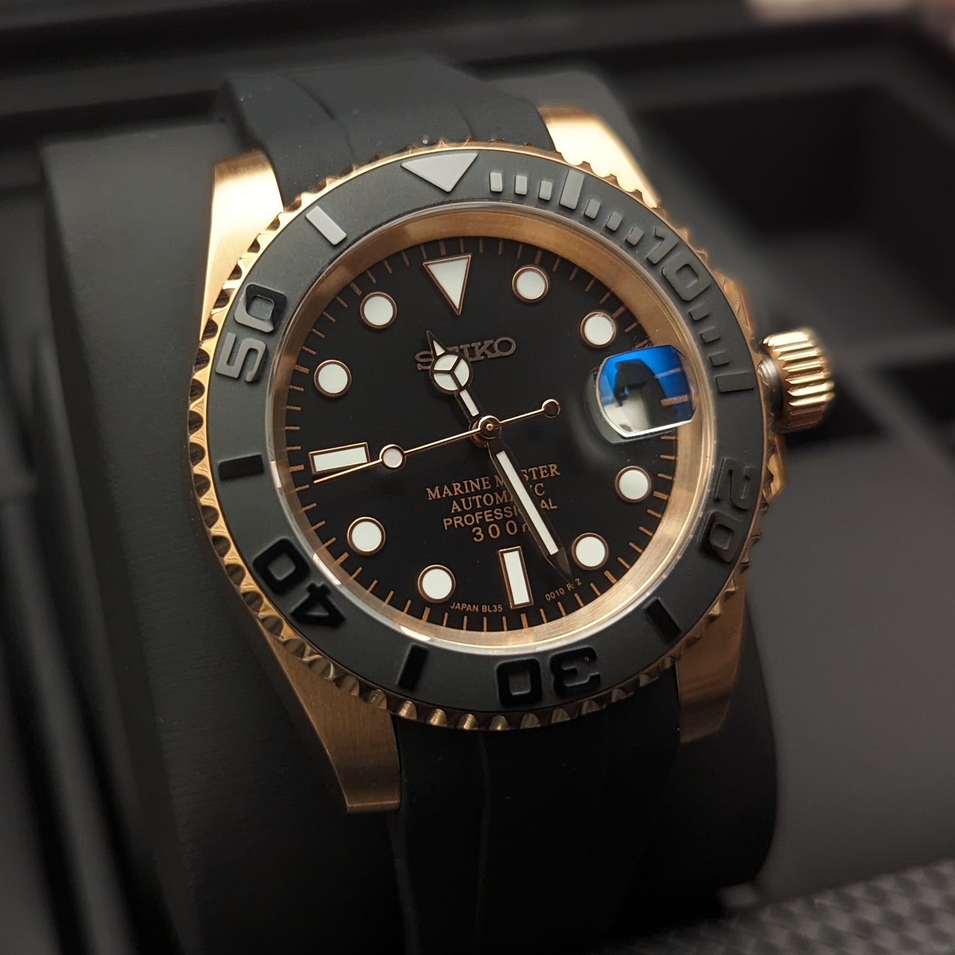 Classic Rose Gold Yachty Homage - PS Watch Mods