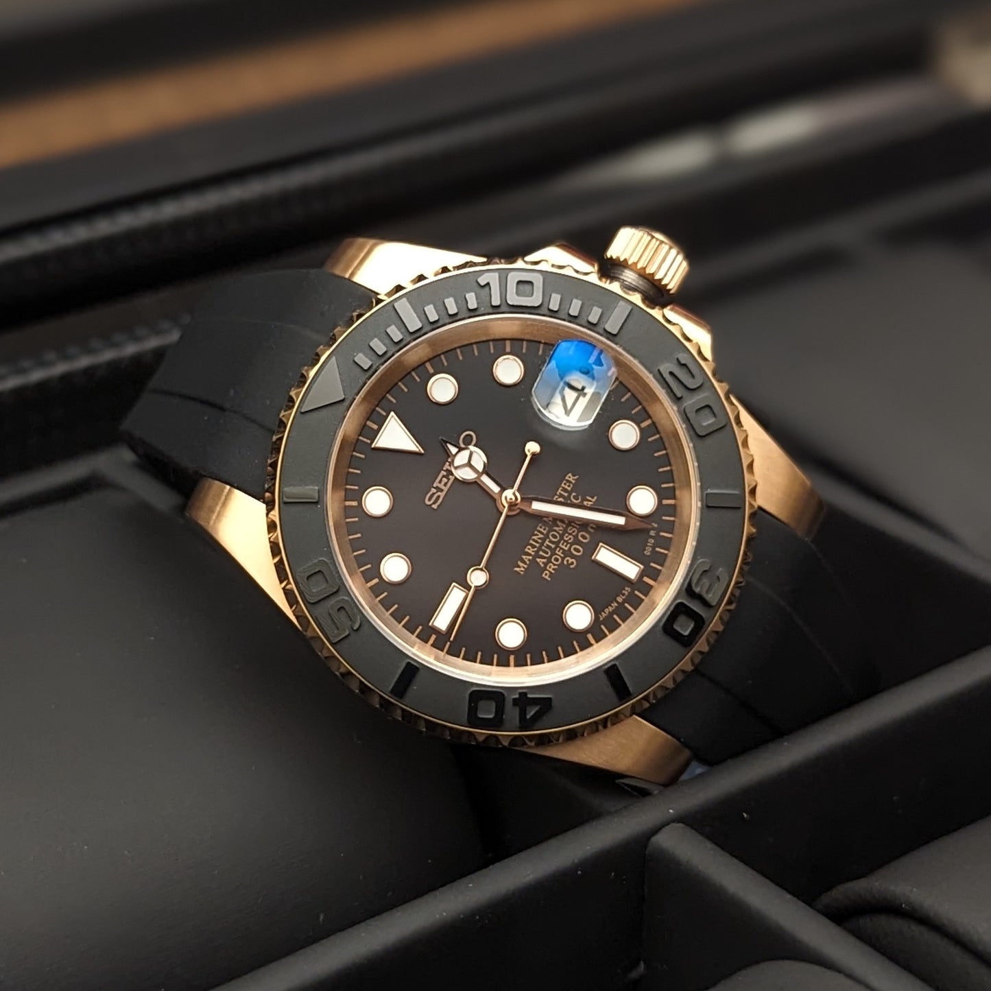 Classic Rose Gold Yachty Homage - PS Watch Mods