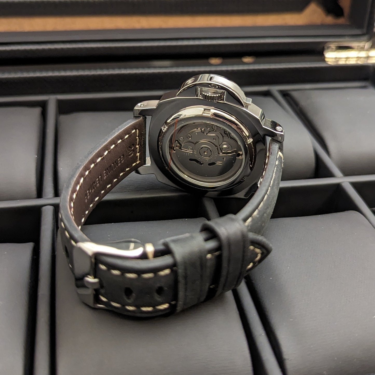 Seiko Mod Panerai Luminor Carbon Fibre - PS Watch Mods
