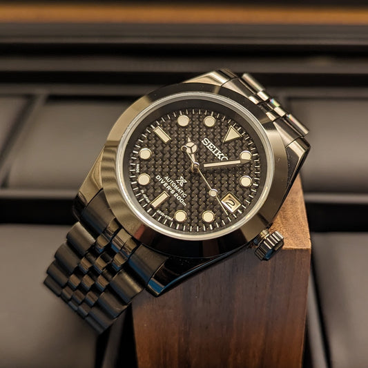 Datejust Custom Carbon fibre mod