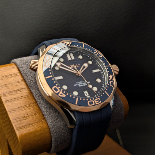 Seamaster 300 SMP Seiko Mod Rose Gold Two-tone - PS Watch Mods