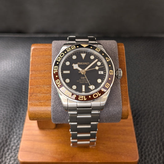 BB58 Seiko Mod GMT Root Beer - PS Watch Mods