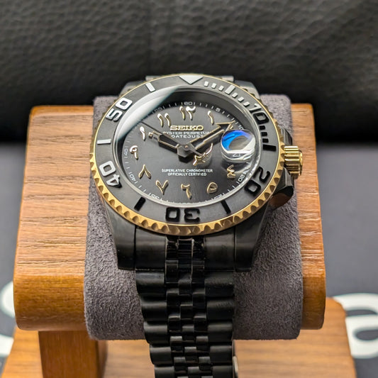 Two tone Yachty Stealthy Arabic Dial - PS Watch Mods