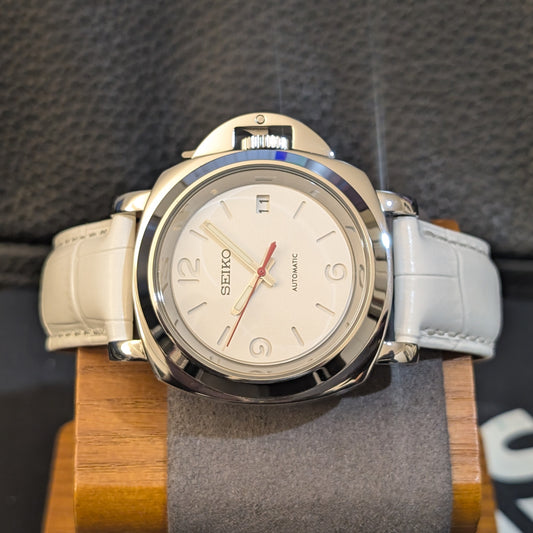 Luminor Arctic White – Custom Seiko Mod