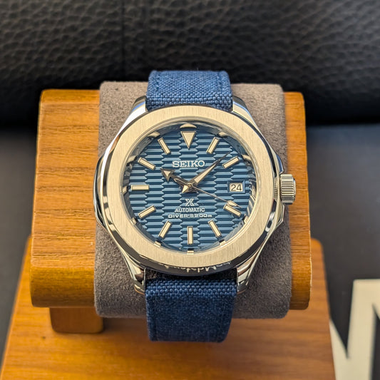 SeikoNaut Blue Wave | Canvas Strap