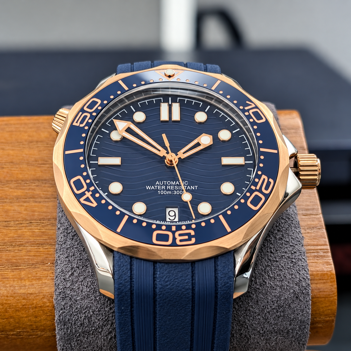 Seamaster - Rose Gold Ocean Blue