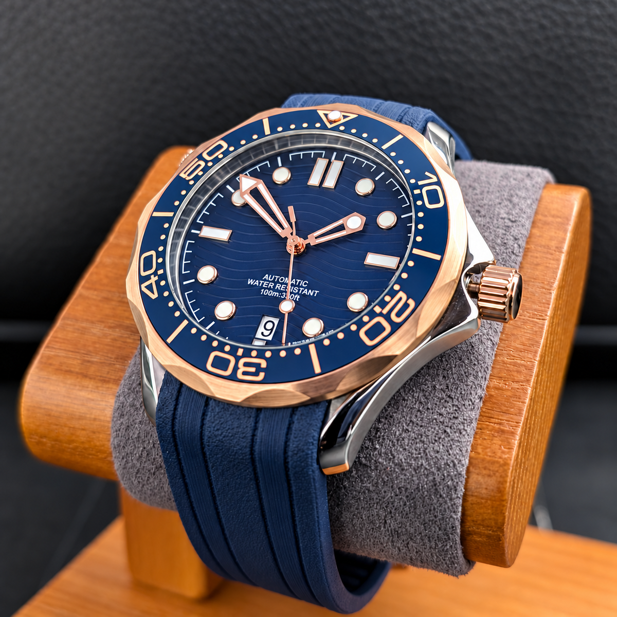 Seamaster - Rose Gold Ocean Blue
