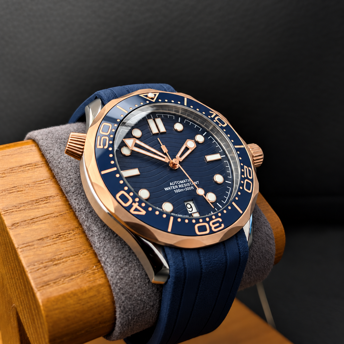 Seamaster - Rose Gold Ocean Blue