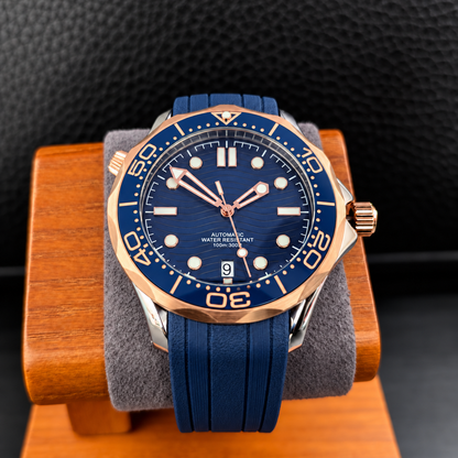 Seamaster - Rose Gold Ocean Blue