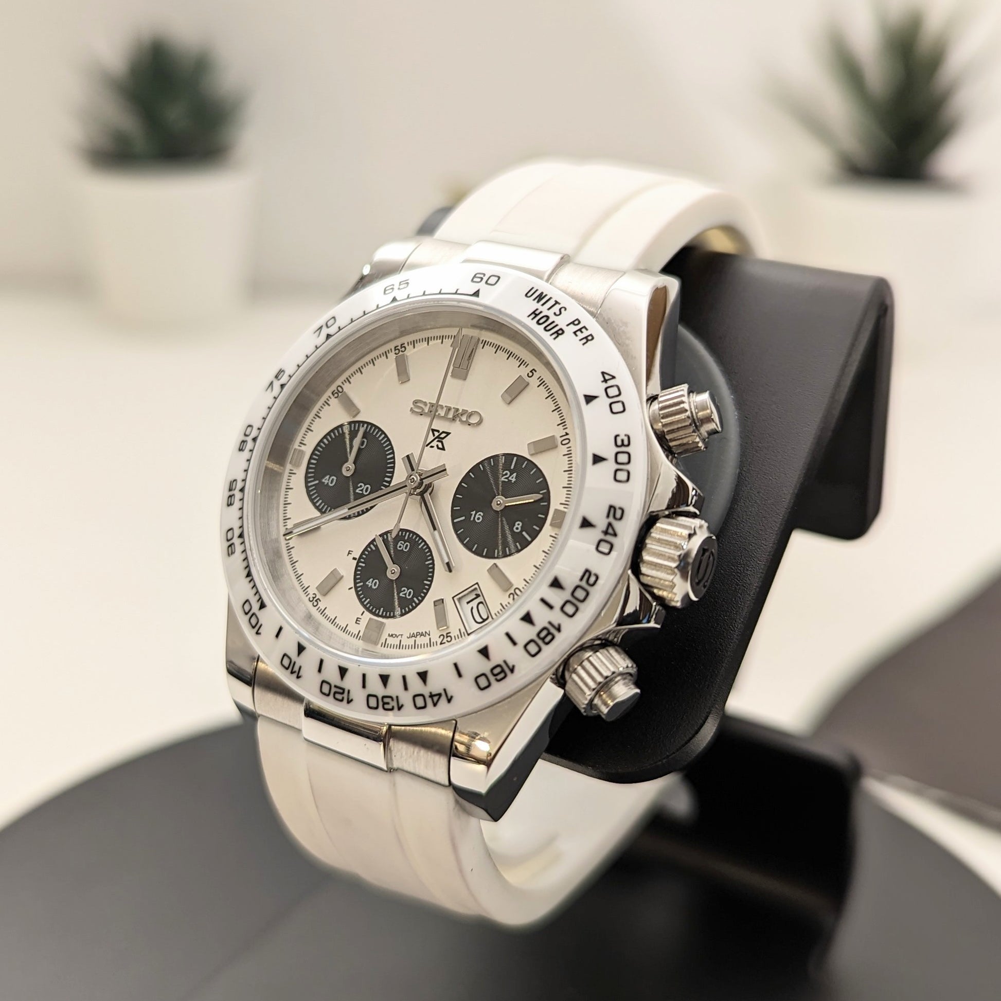 Daytona Snowy Seiko Mod - PS Watch Mods