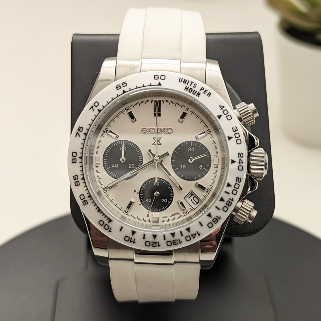 Daytona Snowy Seiko Mod - PS Watch Mods