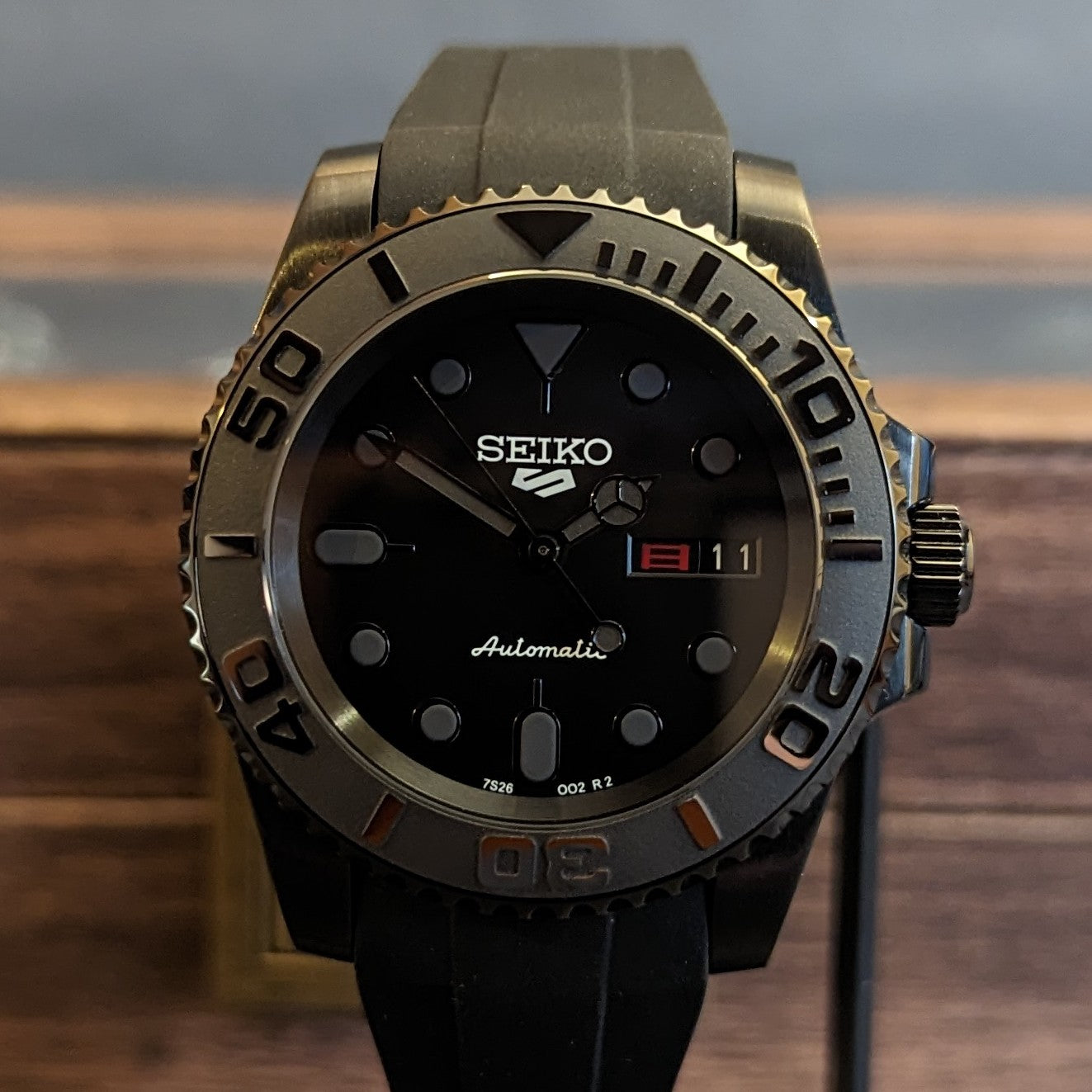 Seiko Mod Black Venom - PS Watch Mods