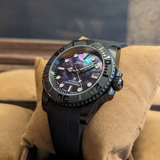 Seiko Mod Black Pearl - PS Watch Mods
