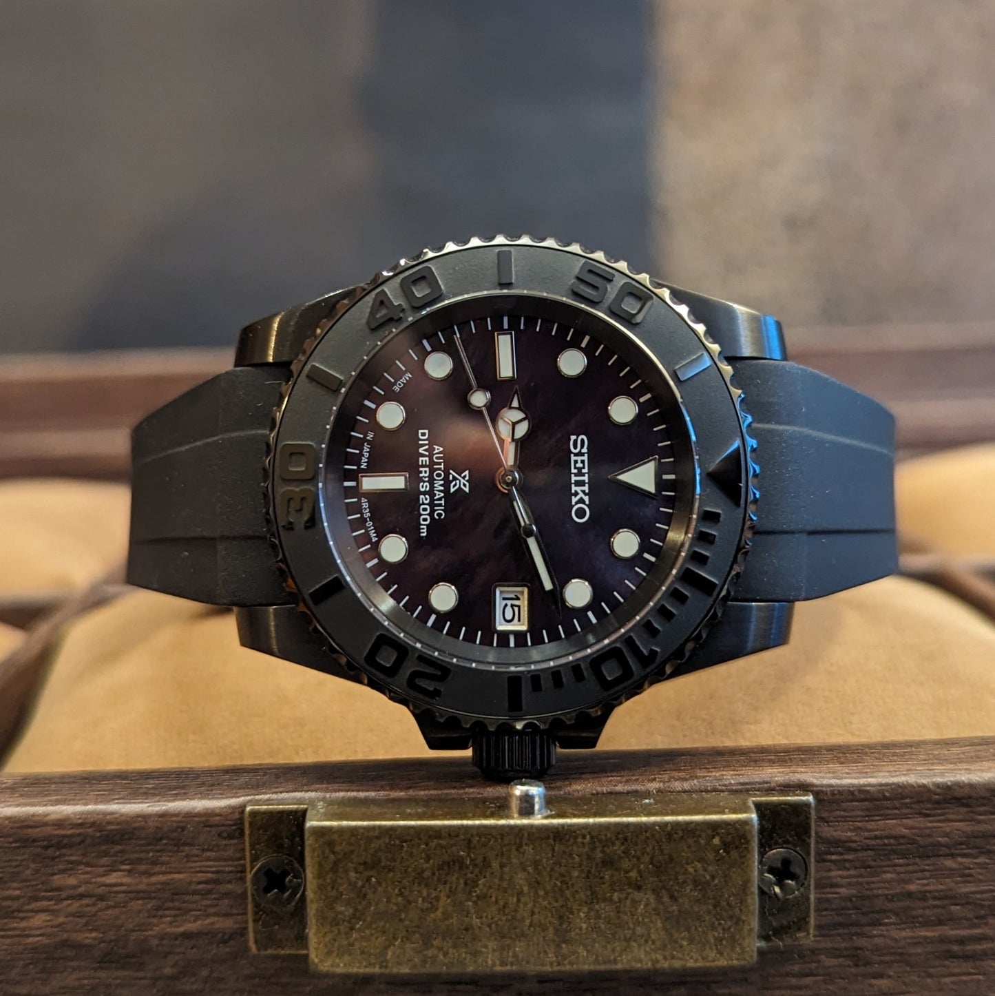Seiko Mod Black Pearl - PS Watch Mods