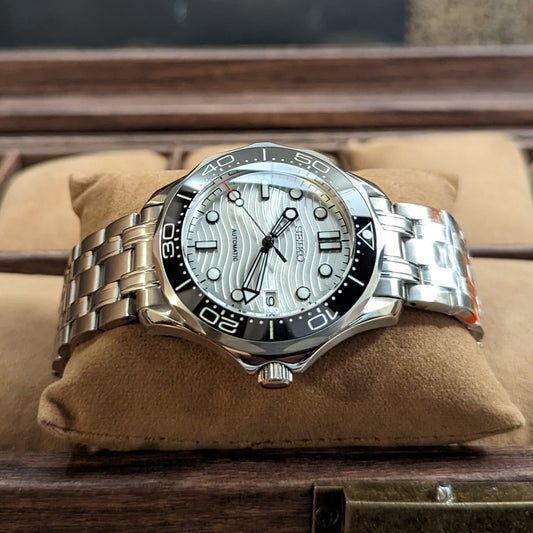 Seamaster 300 Homage – White Dial