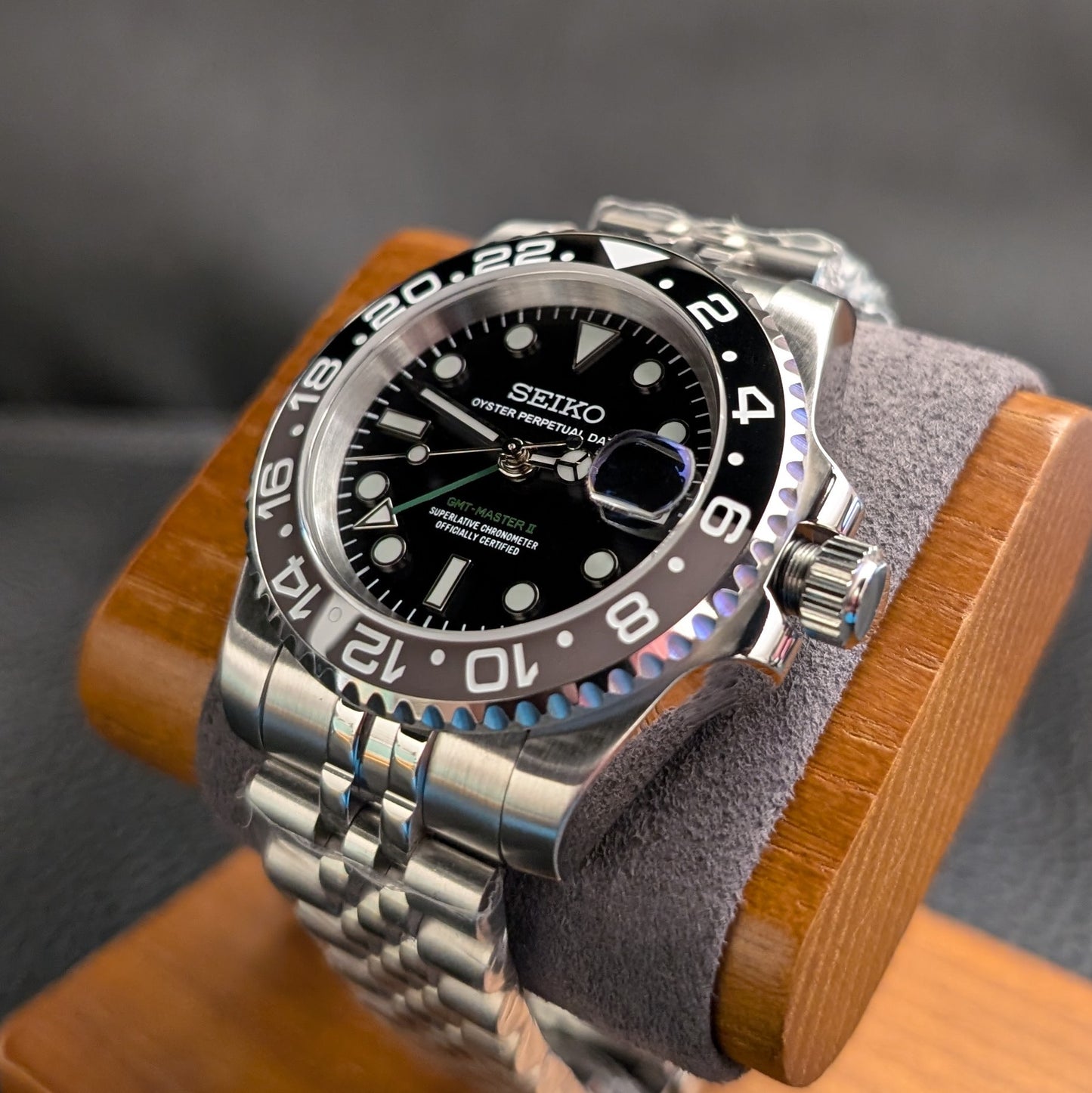Bruce Wayne - GMT Master-ii Homage 2024 Model - PS Watch Mods