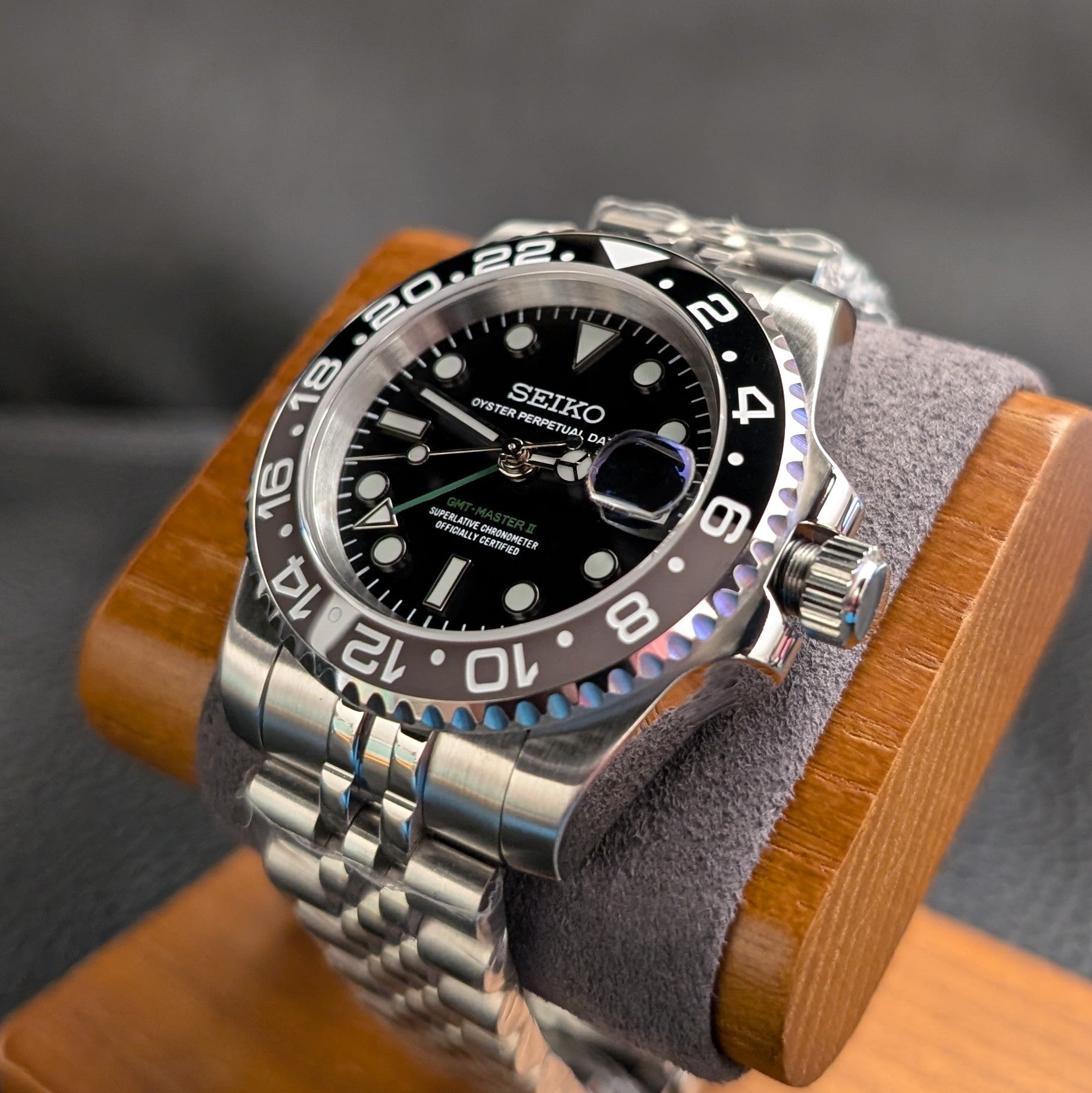 Bruce Wayne - GMT Master-ii Homage 2024 Model - PS Watch Mods