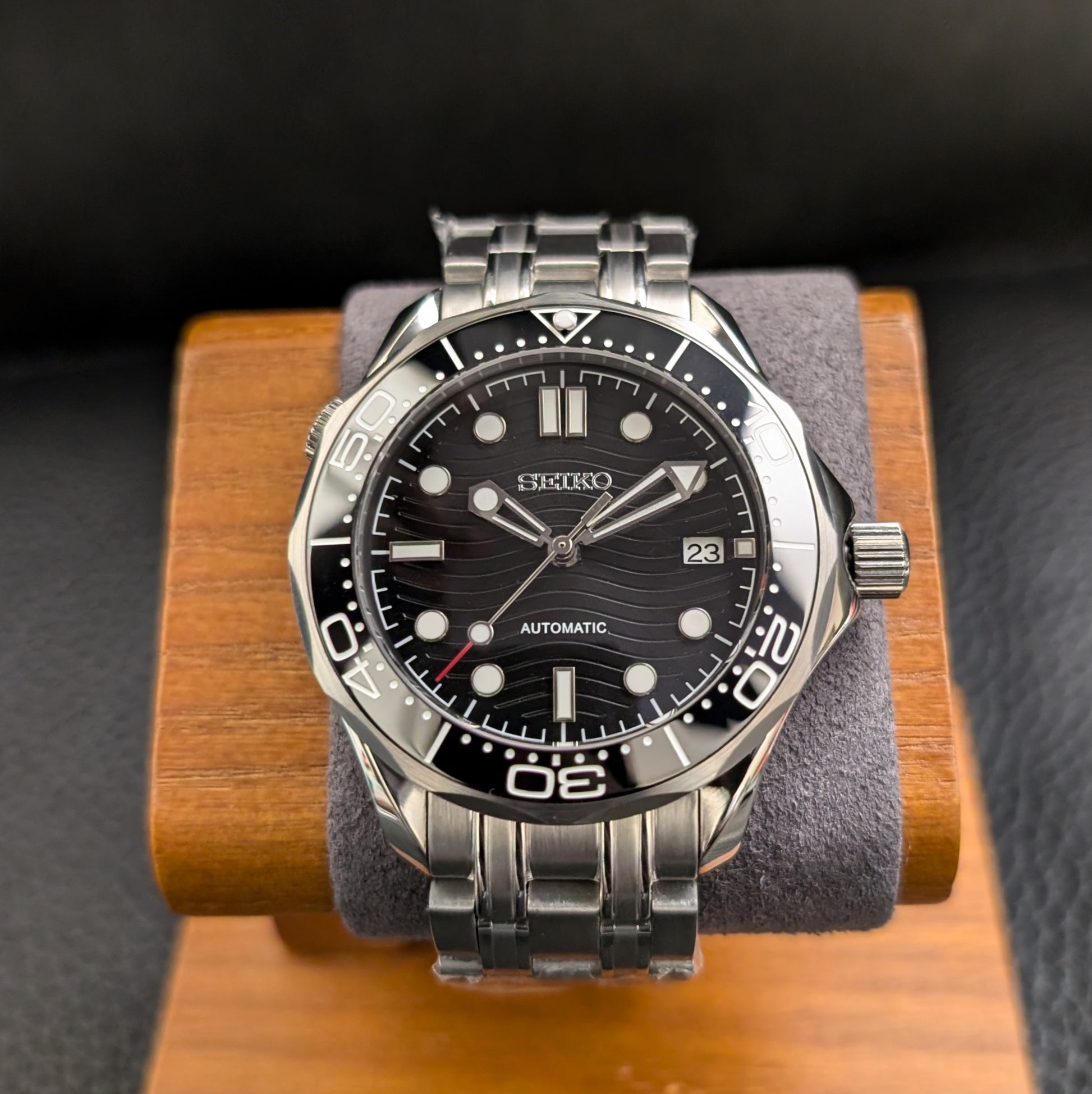 Seamaster 300 Seiko Mod James Bond tribute - PS Watch Mods