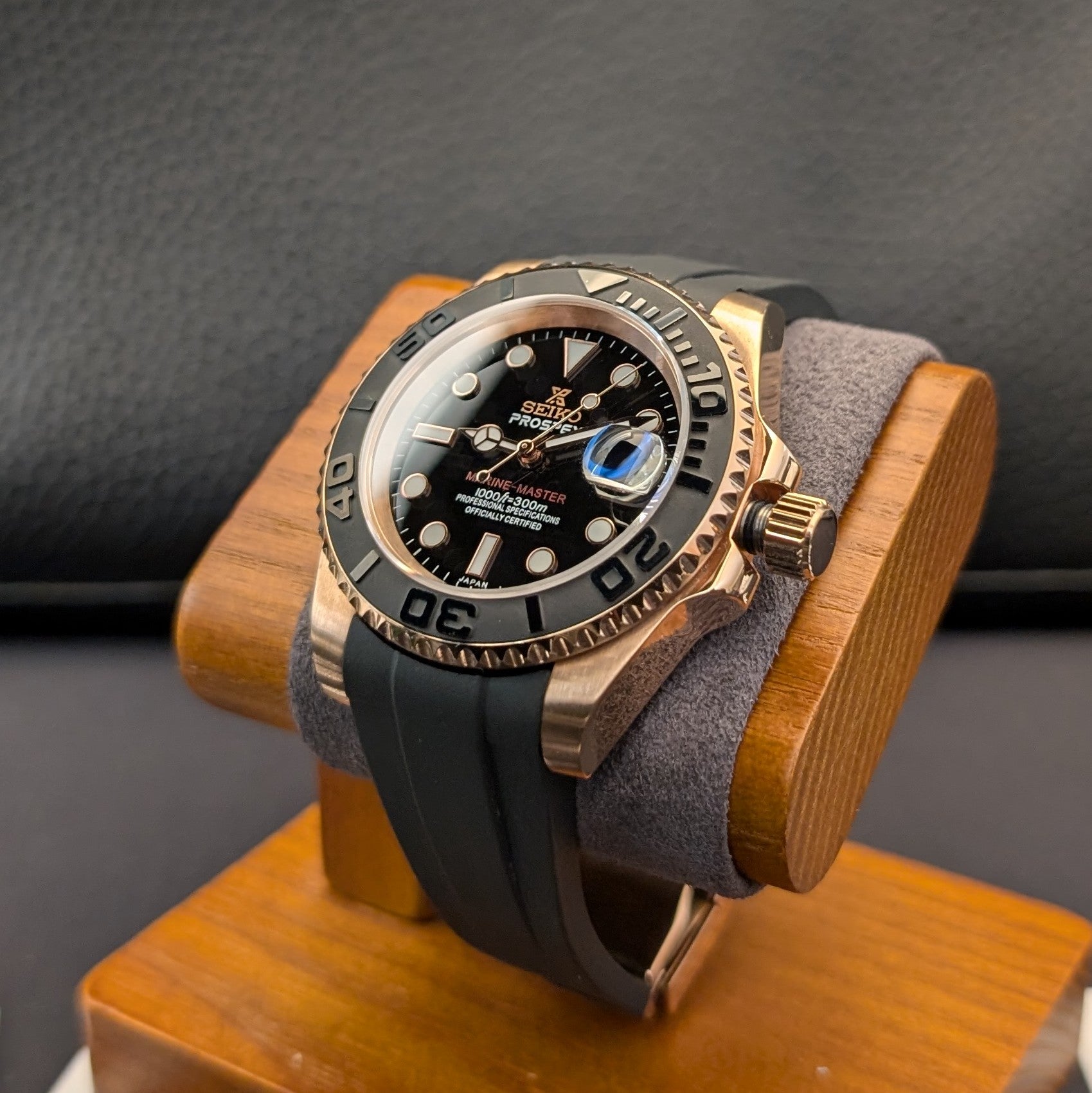 Classic Rose Gold Yachtmaster 02 - PS Watch Mods
