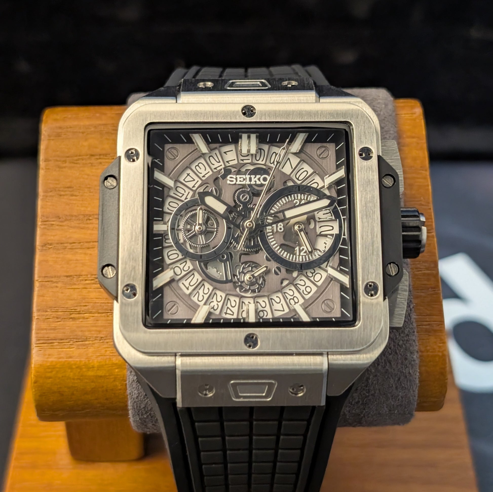 Square Bang Unico Homage – VK63 Chronograph Seiko Mod – PS Watch Mods