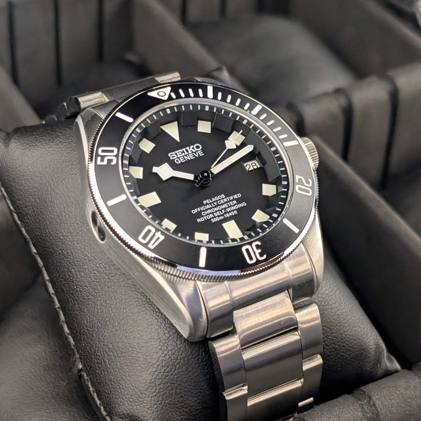 Tudeiko Black Diver - Pelagos Homage