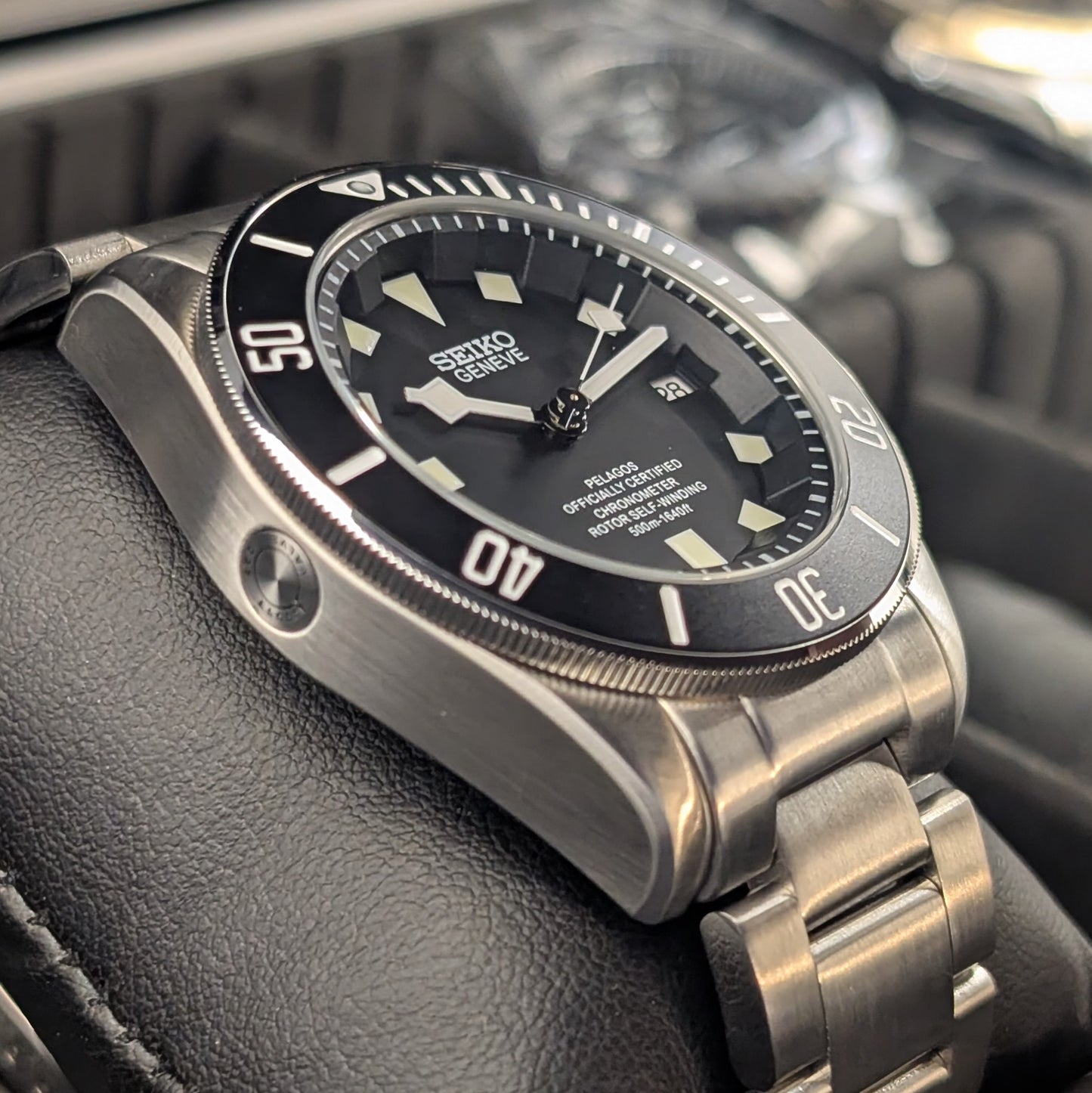Tudeiko Black Diver - Pelagos Homage