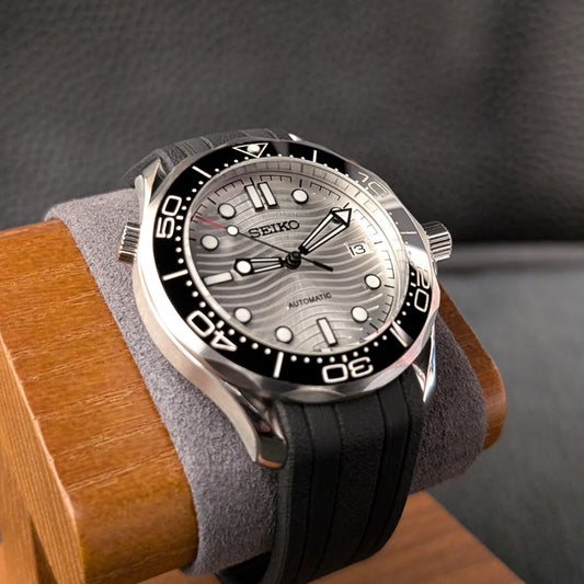 Seamaster 300 Seiko Mod James Bond Tribut weißes Zifferblatt