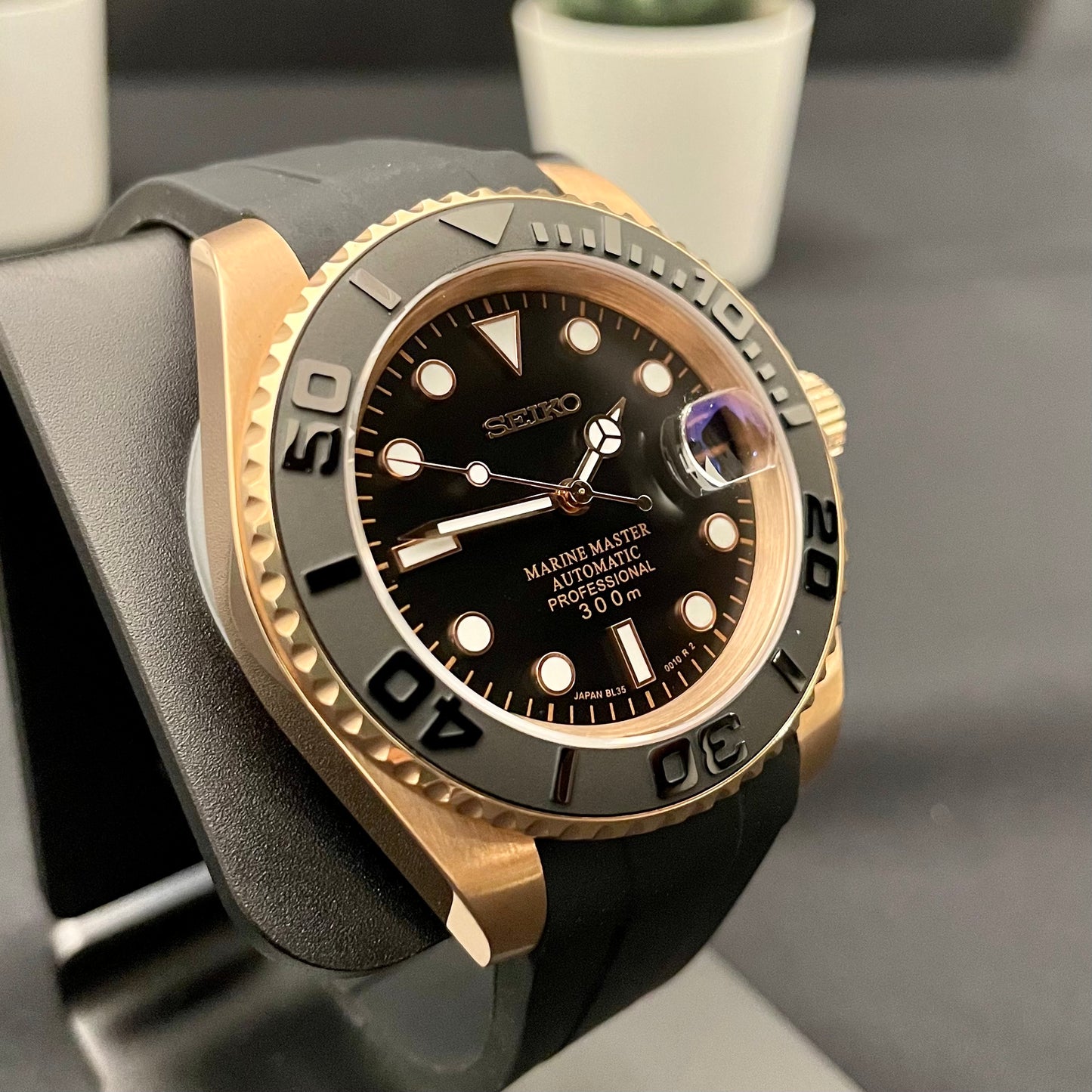 Classic Rose Gold Yachty Homage - PS Watch Mods