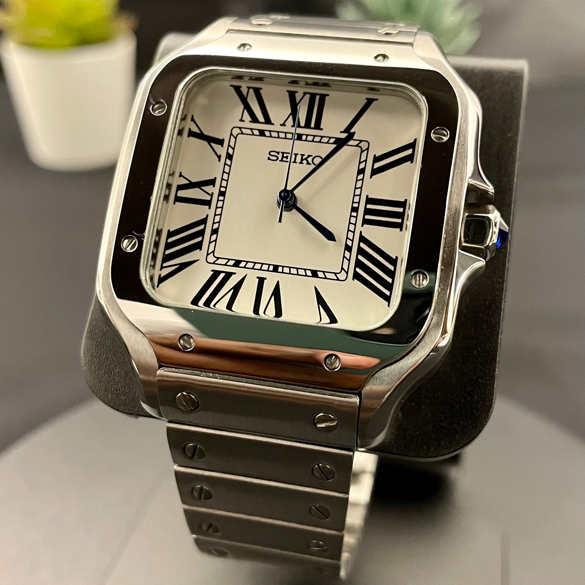 Santos Homage Seiko Mod - PS Watch Mods