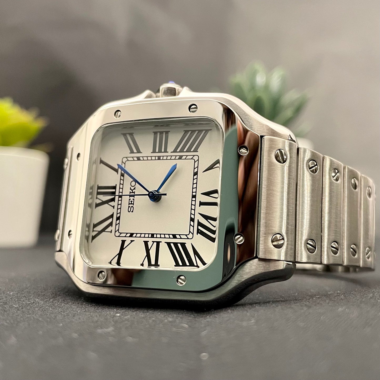 Santos Homage Seiko Mod - PS Watch Mods