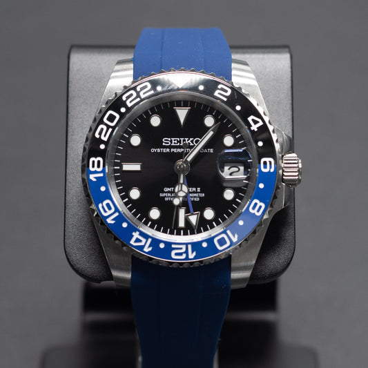 GMT Master-ii Batman Mod Oysterflex - PS Watch Mods