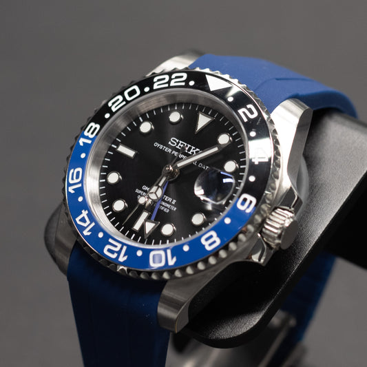 GMT Master-ii Batman Mod Oysterflex - PS Watch Mods